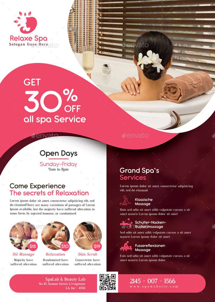 Top 10 Mẫu Tờ Rơi Spa Ấn Tượng, Thiết Kế Siêu Đẹp 2024