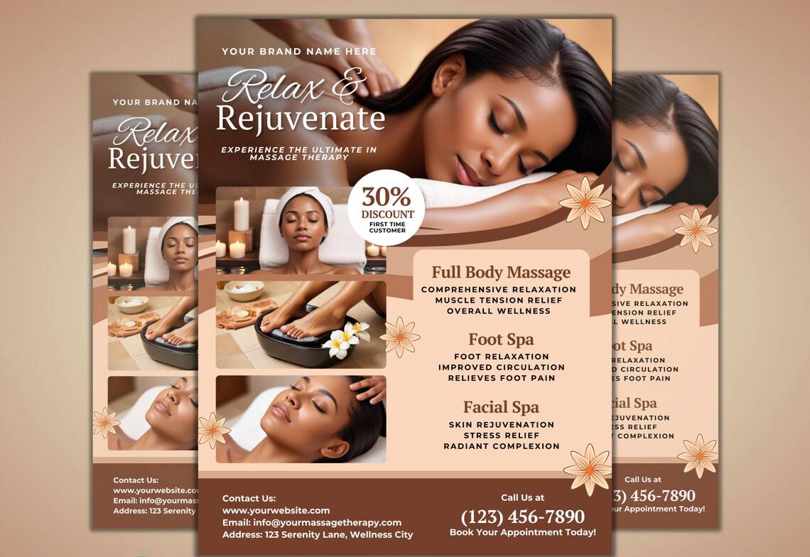 Top 10 Mẫu Tờ Rơi Spa Ấn Tượng, Thiết Kế Siêu Đẹp 2024