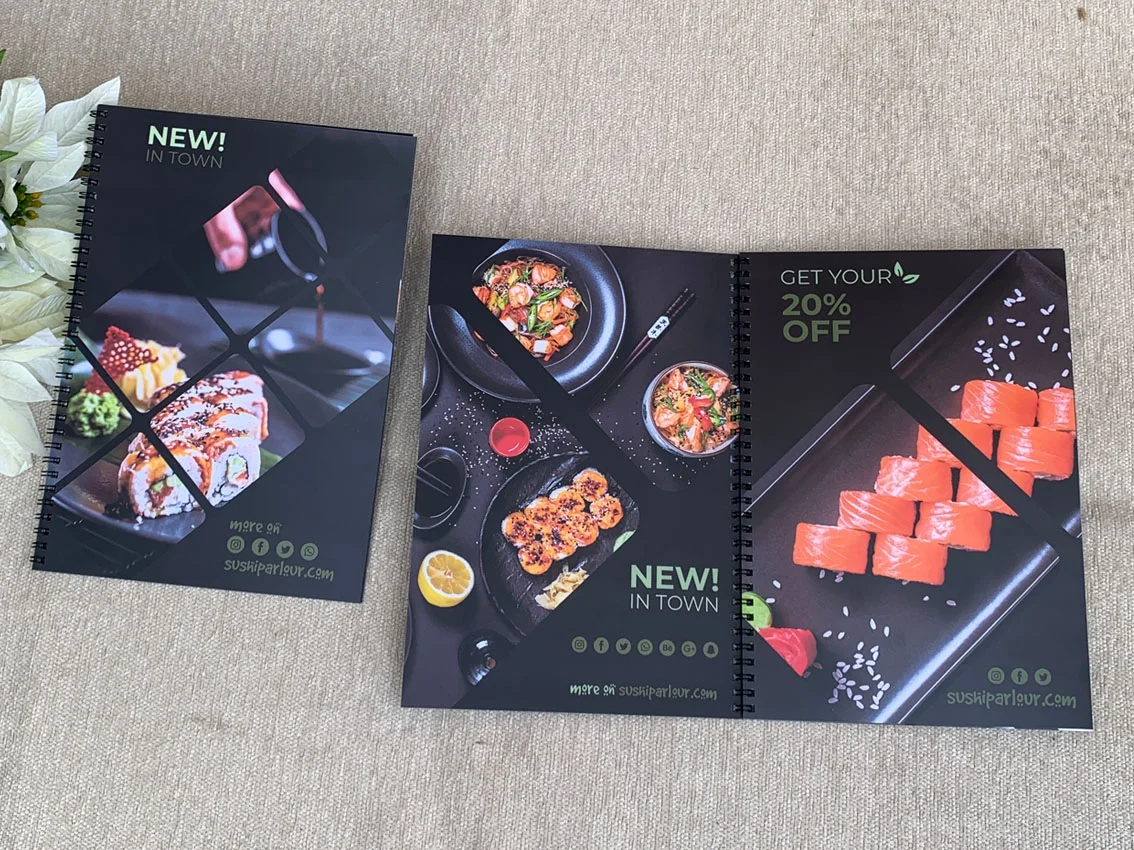 In Các Loại Menu - Thực Đơn Nhựa PVC Giá Rẻ Nha Trang